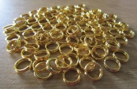 Splitring Goud 6 x 0,7 mm