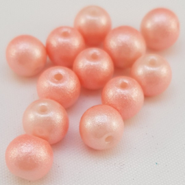Pearl Glitter - Light Coral Rose 8 mm
