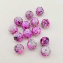 Geméleerd Pink 8 mm