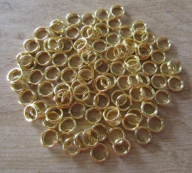 Splitring Goud 6 x 0,7 mm