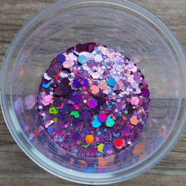 Holografische Glitter Mix - Lavender