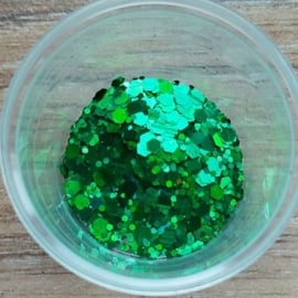 Holografische Glitter Mix - Clover Green