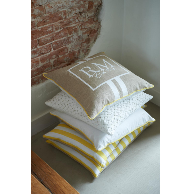 Vroegst mengsel Afhankelijkheid Riviera Maison - Pefect Summer Stripe Pillow Cover yellow/flax 65x45 | Sale  | `t Woonhuys Online