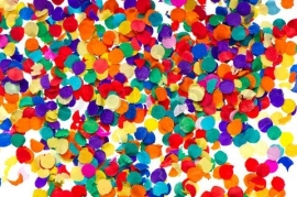 Confetti voor carnaval