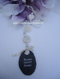 Zeepketting "Home sweet home"