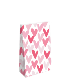 Cadeauzak "Hartjesregen"