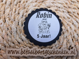 Gepersonaliseerde sticker "Verjaardag Paw Patrol"