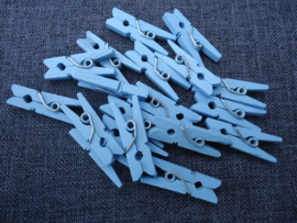 Miniknijpertjes Babyblauw