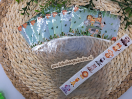 Traktatiezakjes "Jungle met stickers"