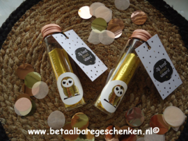 Cadeauflesje "Goud Waard"