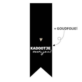 Sticker "Kadootje voor jou"vaantje