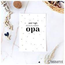 Wenskaart "Opa"