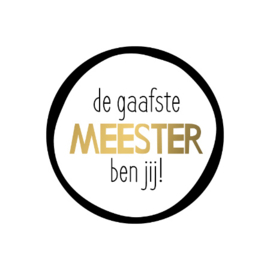 Sticker "De gaafste Meester"