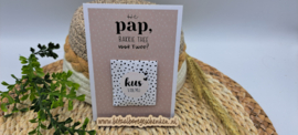 Theekaart "Papa"