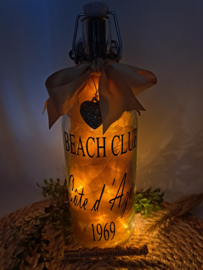 Fles verlicht "Beach Club"