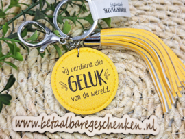 Tas/Sleutelhanger "Geluk"