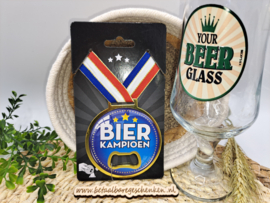 Medaille opener "Bierkampioen"