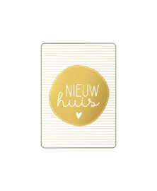 Cadeaukaartje "Nieuw Huis"