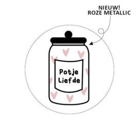 Sticker "Potje liefde"
