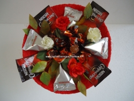 Koffieboeket "Roses"