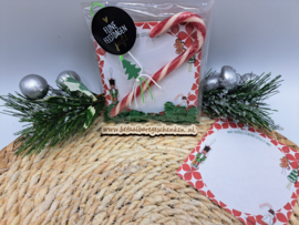 Kerstattentie Juf "zuurstok"
