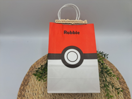 Uitdeeltasje "Pokemon" met of zonder naam