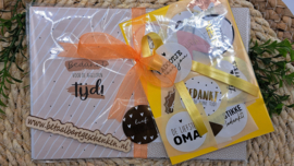 Wenskaartenset met gratis stickers
