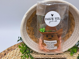 Geluksknuffeltje "Positive Potato Cowboy"