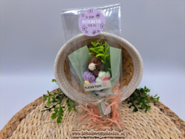 Geluksboeketje "Bless You" groen