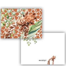 Cadeausetje spiegeltje "Giraffe"