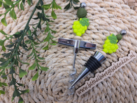 Wijnstopper "Druiven groen"