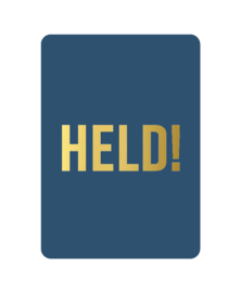 Wenskaart "Held"