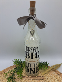 Fles met licht "Dream Big"