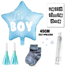 Ballon cadeaupakket "Boy"