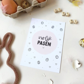 Wenskaart "Vrolijk Pasen"