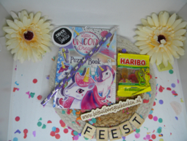 Complete traktatie puzzelboek "Unicorn"