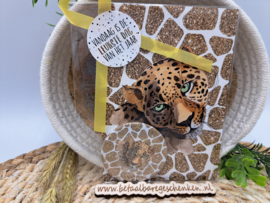 Cadeausetje spiegeltje "Leopard"