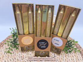 Kaarsenset "Goud Waard"
