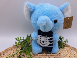 Geboorte-olifant met sokjes blauw