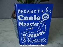 Notitieboek "Colle Meester" blauw