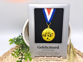 Medaille "Gefeliciteerd"