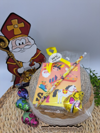 Sinterklaas traktatie "stickers + potlood"