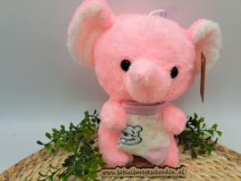 Geboorte-olifant met sokjes roze