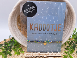 Kadootje "Kaartje met armband"