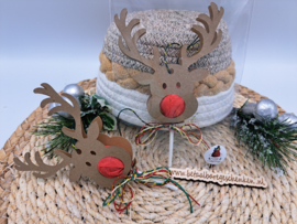 Kersttraktatie of -attentie "Rendier"