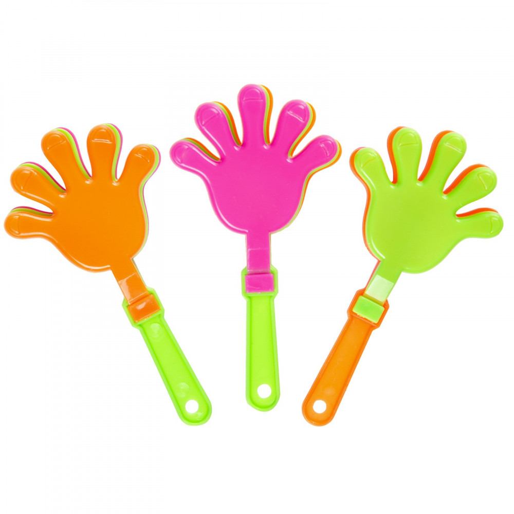 Uitdeelcadeautje mini klapperhandjes