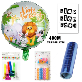 Ballon cadeaupakket "Jungle"