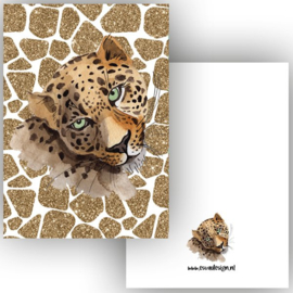 Cadeausetje spiegeltje "Leopard"
