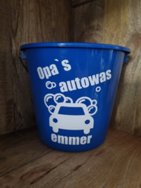 Opa "Autowas emmer"