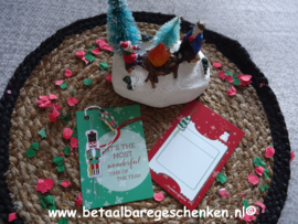 Kerstkaartje "notenkraker"